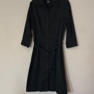 GAP Black Midi Dress, XL